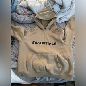 Essential hoodie beige